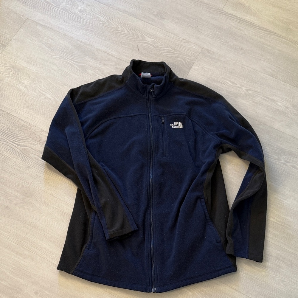 The North Face Men's Blue and Black Performance Jacket